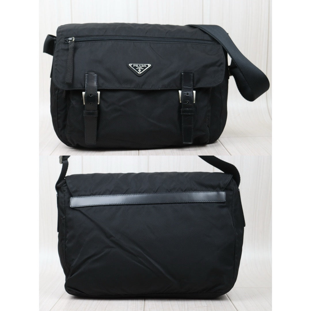 Good ( Rank AB)｜Prada  Nylon ShoulderBag Black｜24121203