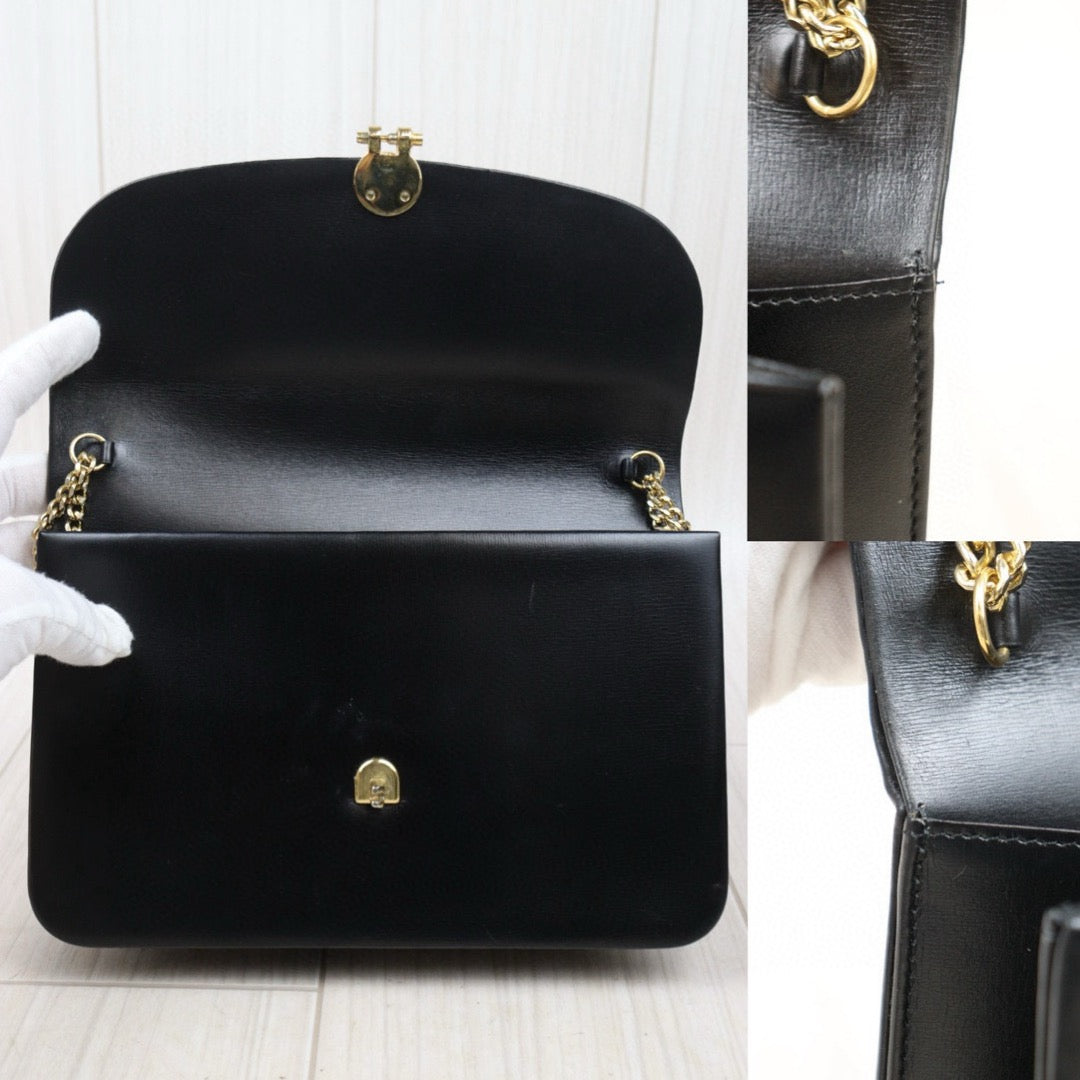 Good ( Rank AB)｜Dior Vintage Calfskin  Shoulder Bag Black ｜24112111