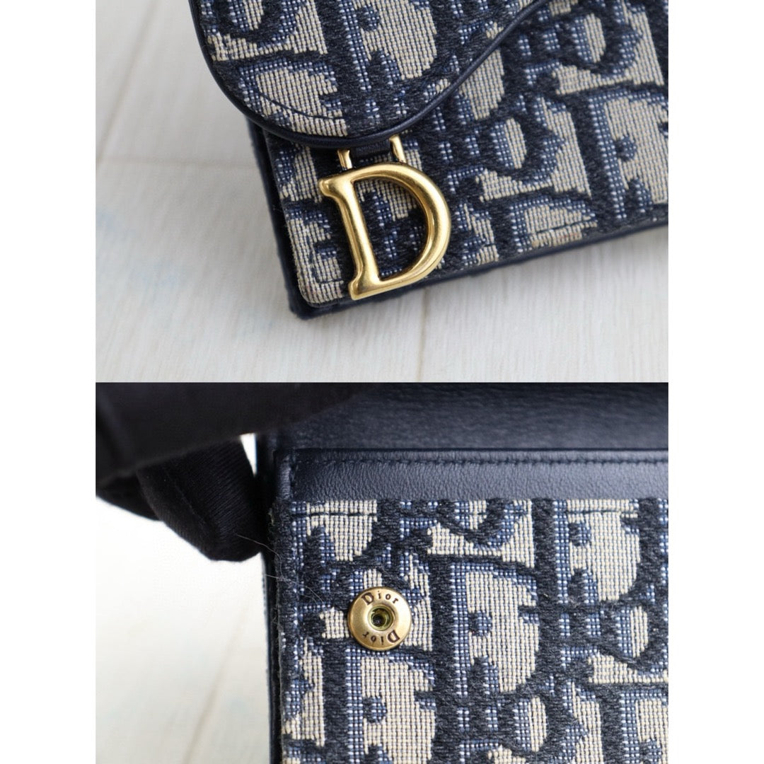Good ( Rank AB)｜ Dior Trotter Trifold Card Holder ｜H25042211