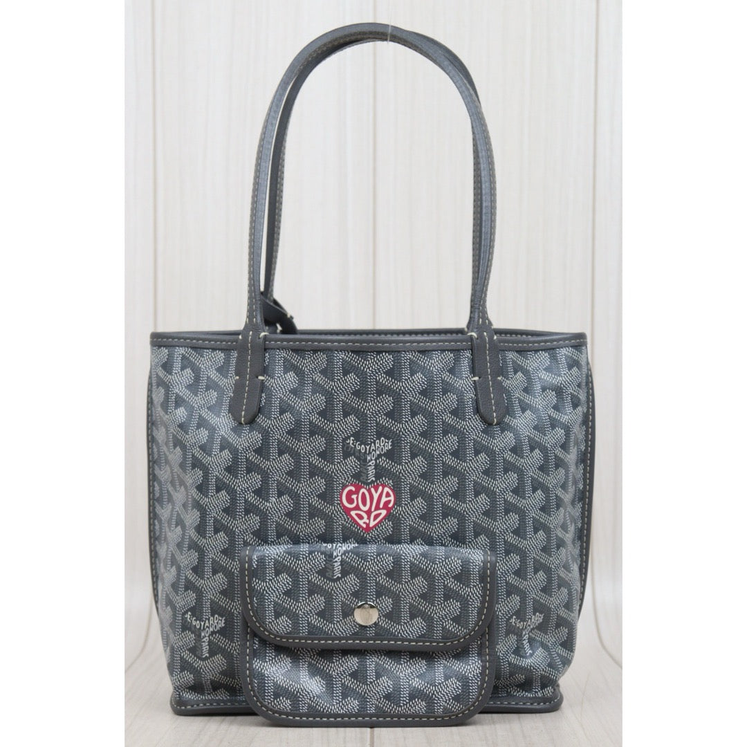 Very Good ( Rank A) ｜ Goyard Anjou Mini Tote Bag Gray｜S25081013