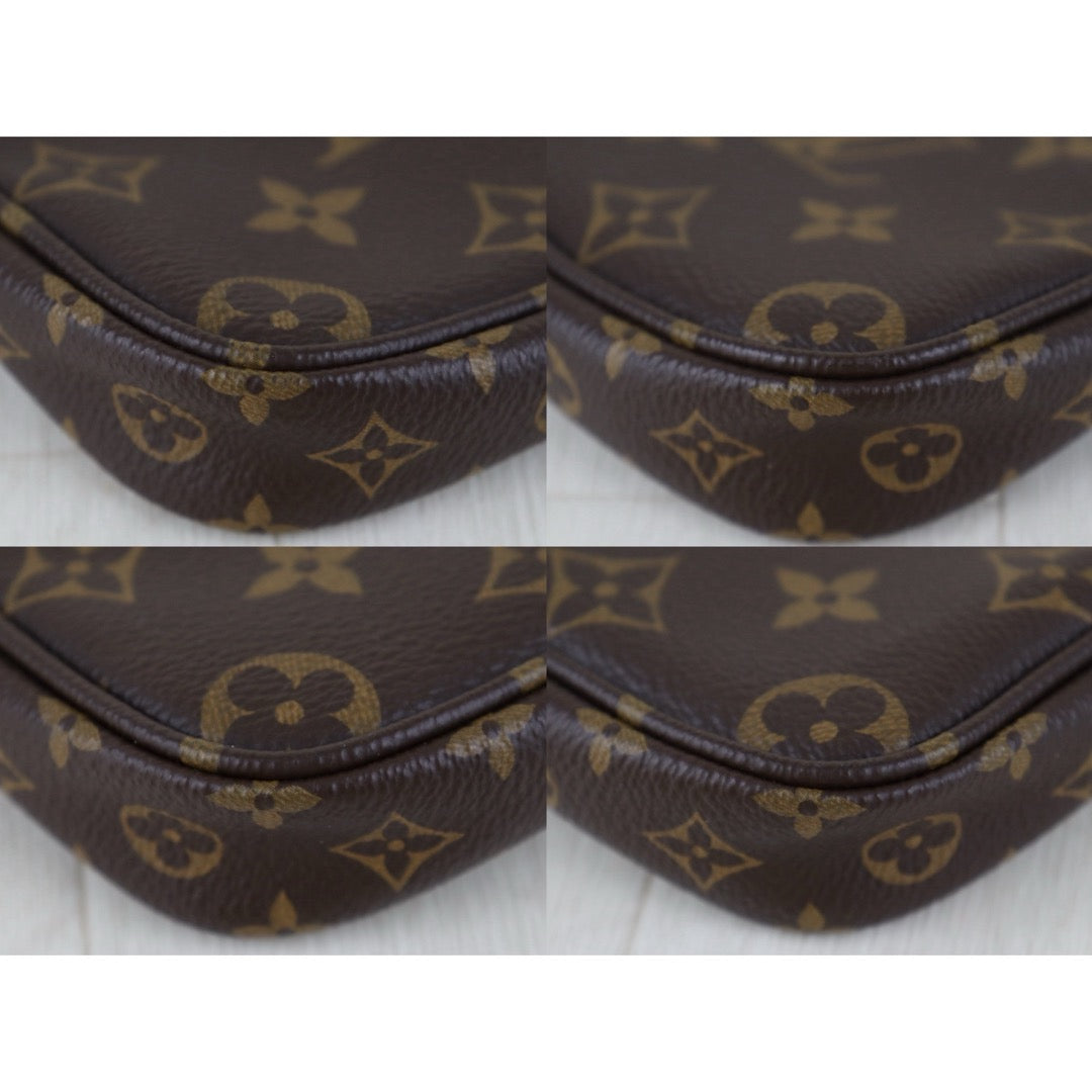 Include Entrupy Certificate of Authenticity｜Very Good ( Rank A) ｜ Louis Vuitton Monogram Multi Pochette Accessoire Rose Clair｜S26090721