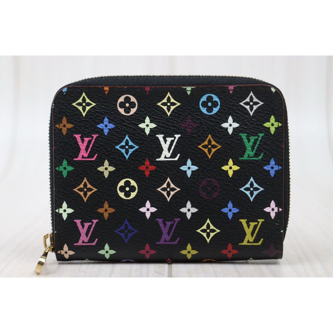 Very Good ( Rank A)｜ LV Monogram Multicolor Wallet Black ｜24122624