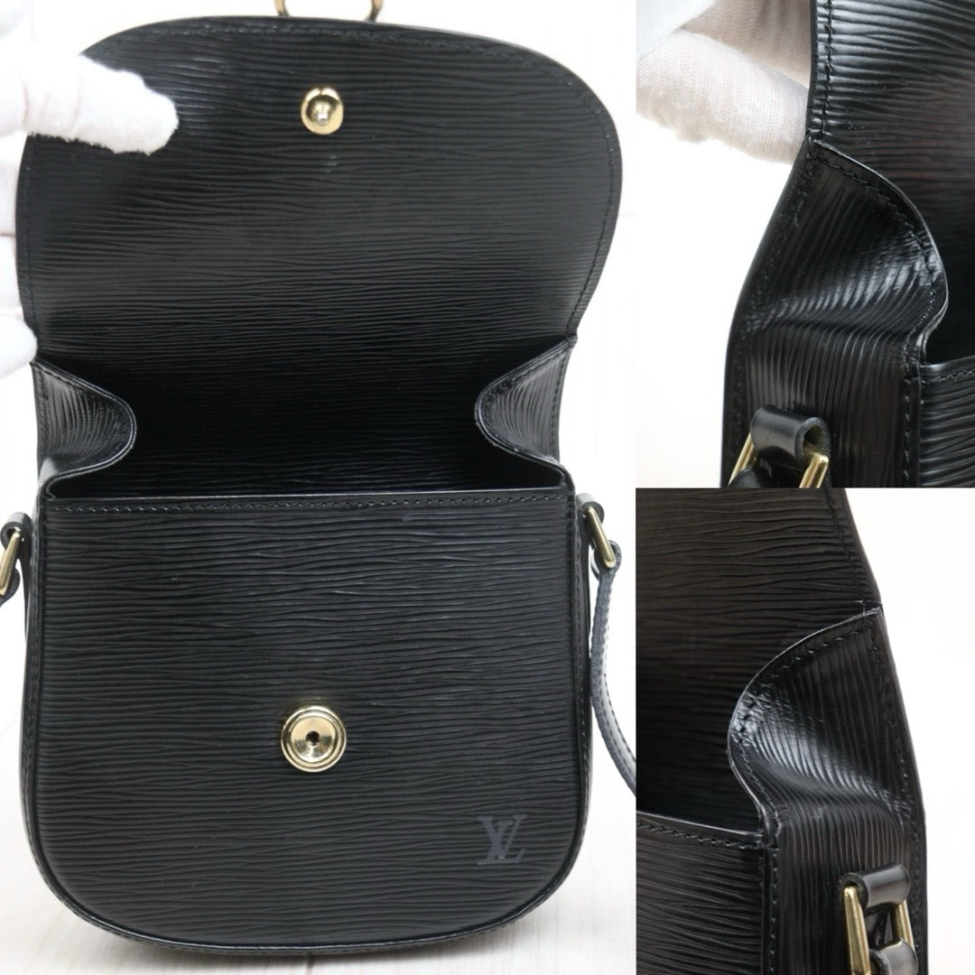 Good ( Rank AB)｜LV Epi Saint-Cloud PM Shoulder Bag Black｜25103005