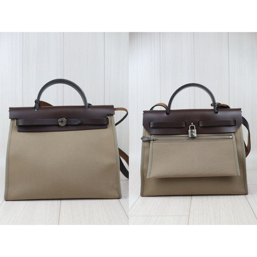 Very Good ( Rank A)｜ HERMES Herbag 31 Shoulder Bag  □Q Stamp Brown  Current Model｜S24071407