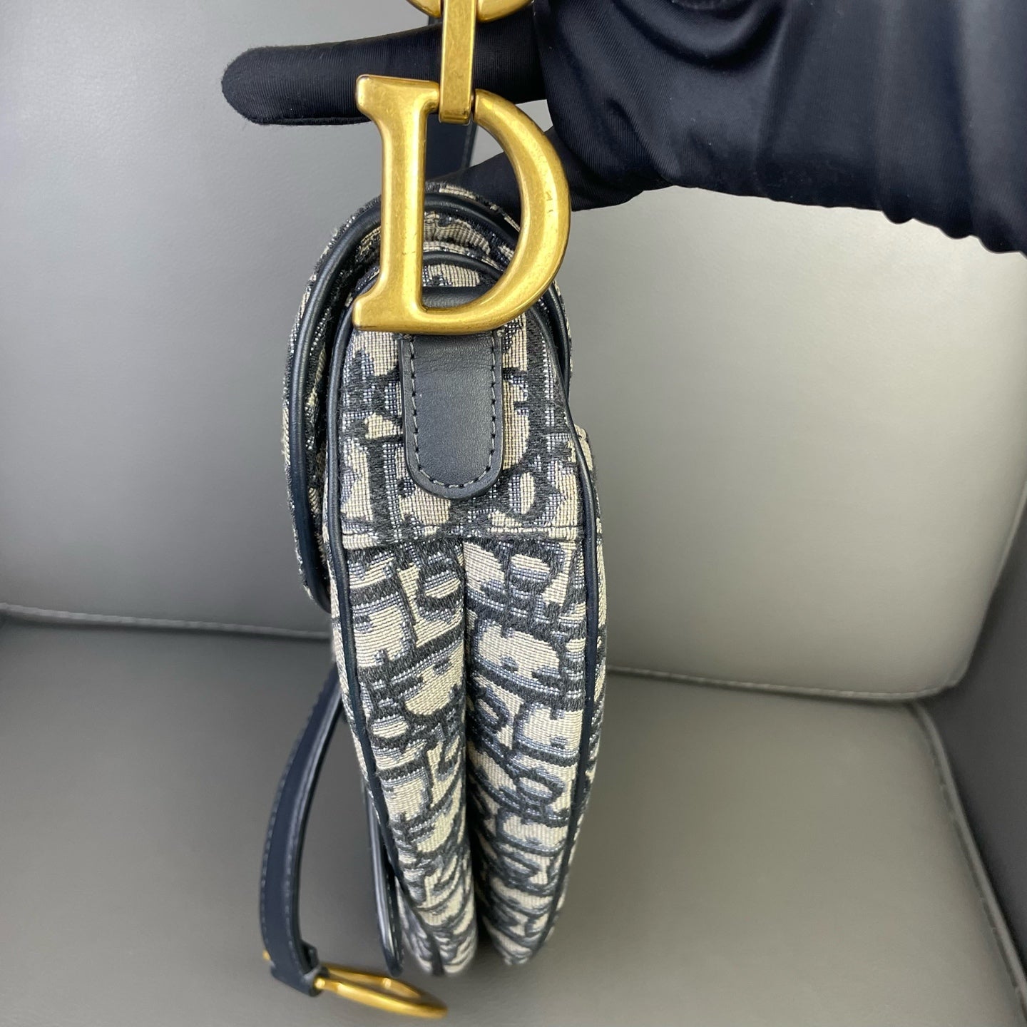 Very Good ( Rank A)｜Dior Trotter Saddle Shoulder Bag Medium