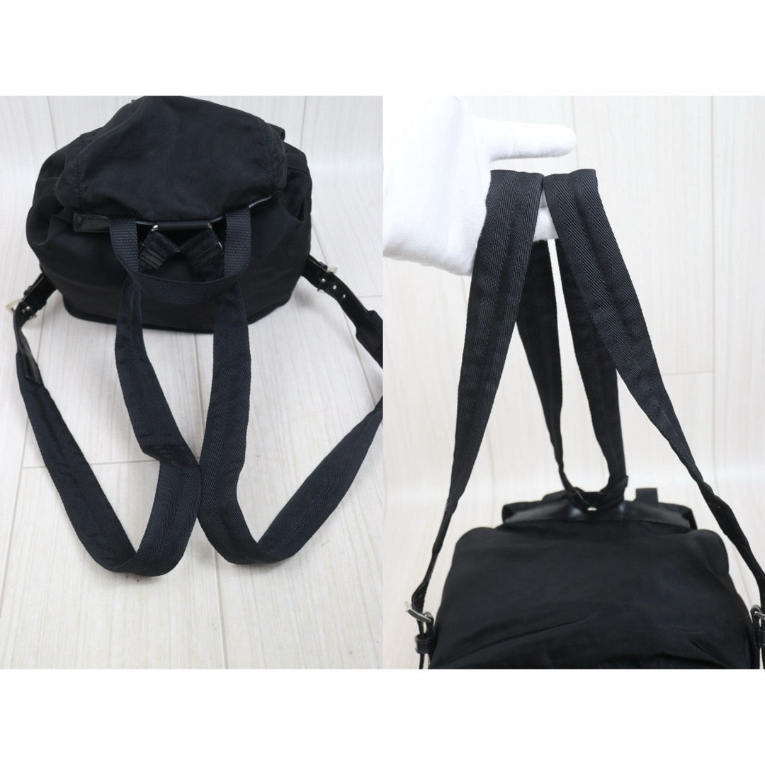 Include Entrupy Certificate of Authenticity｜Good ( Rank AB) ｜Prada  Nylon Black Backpack Small｜26070202