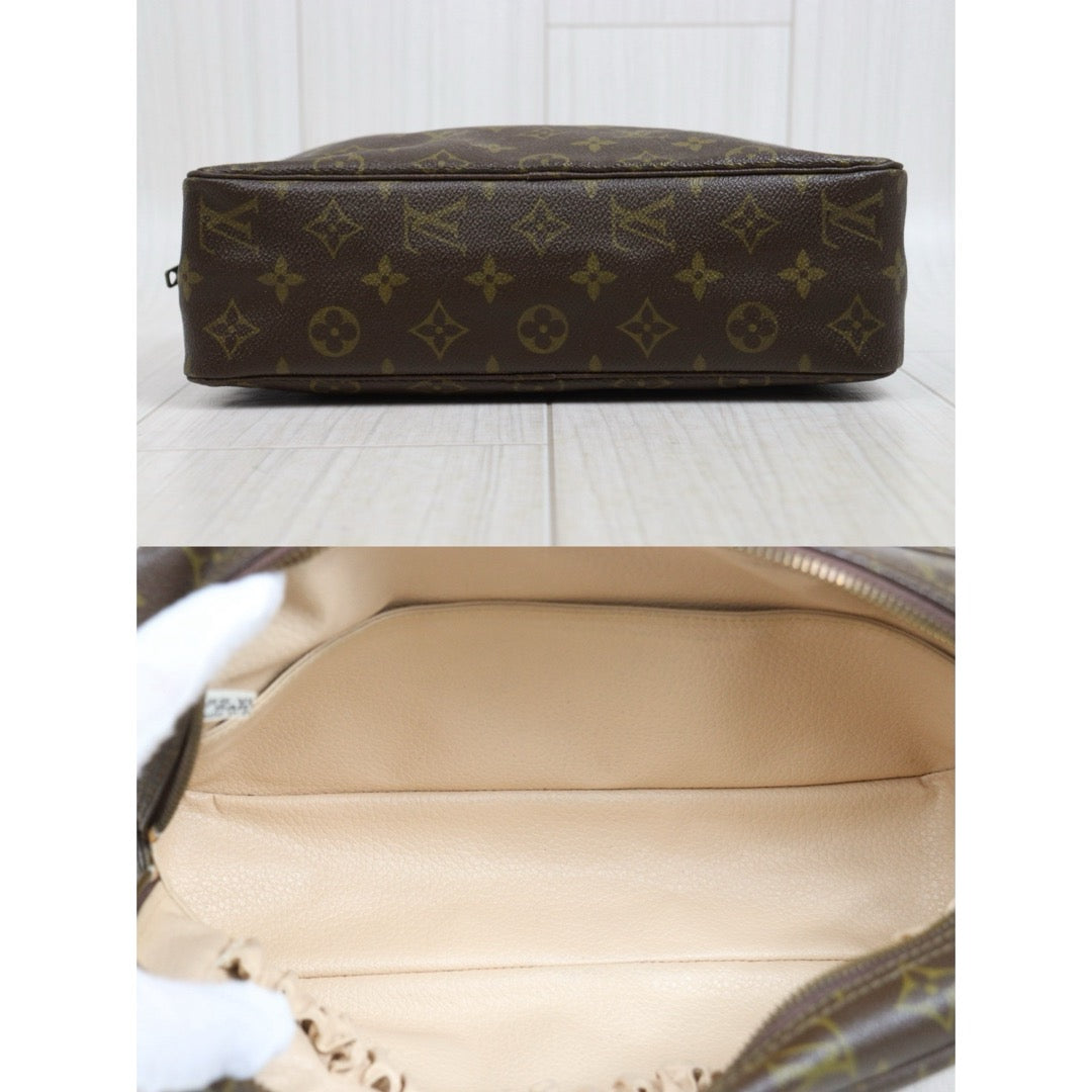 Include Entrupy Certificate of Authenticity｜Good ( Rank AB)｜ Louis Vuitton Truth Toilet 28 Monogram Makeup Pouch｜26050708