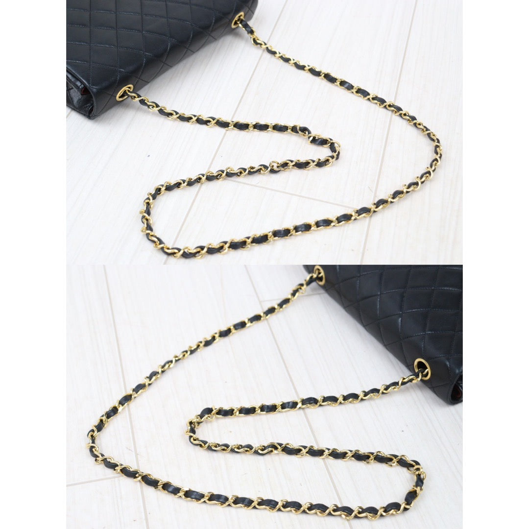 Rank AB｜ CHANEL Matrasse Lamb Skin Chain Bag Made in 1994-1996 Year｜P24061136