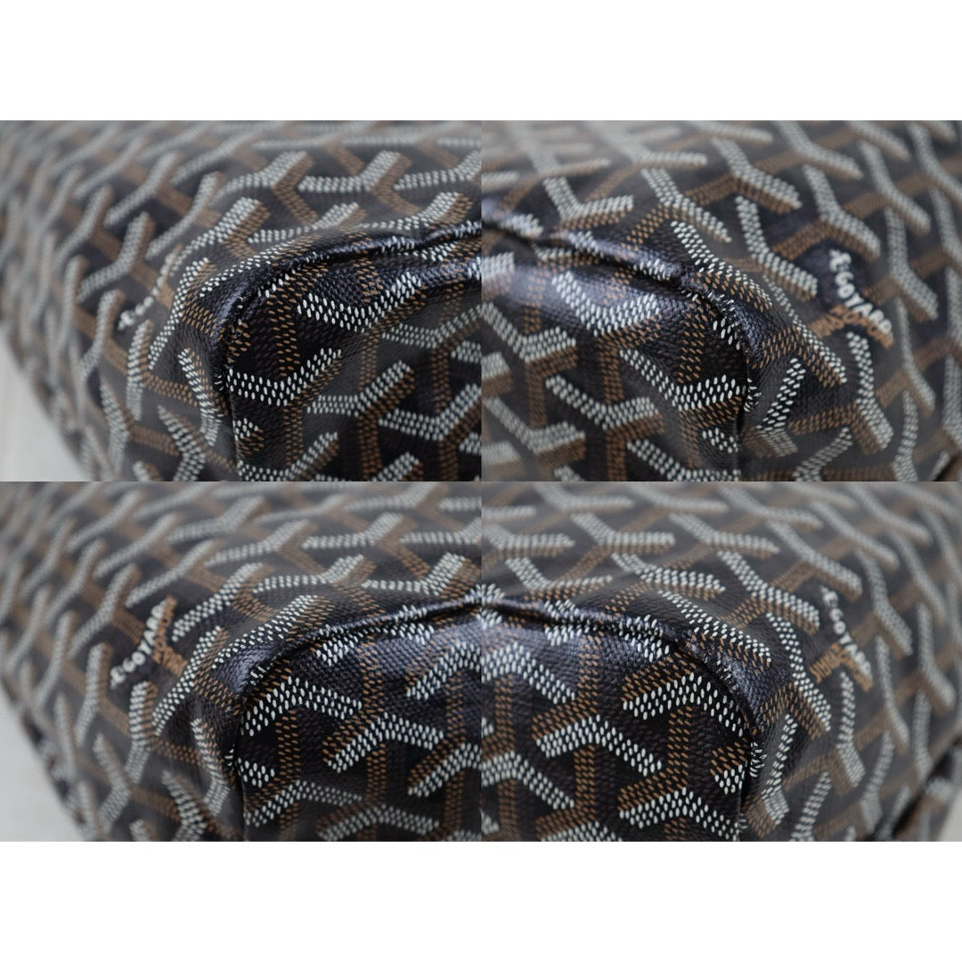 Include Entrupy Certificate of Authenticity｜Very Good ( Rank A)｜ Goyard Boheme Hobo Black｜S26022615