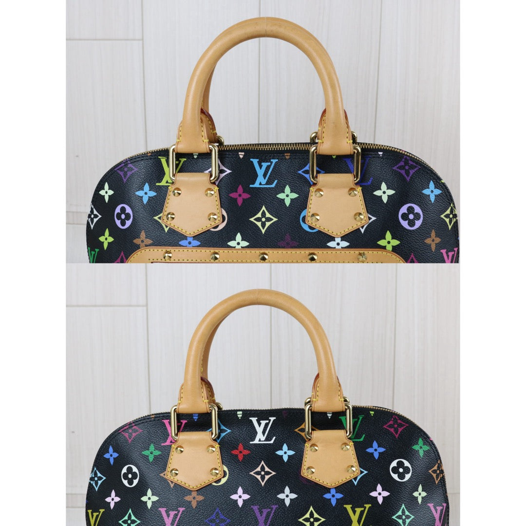 Include Entrupy Certificate of Authenticity｜Very Good ( Rank A)｜Louis Vuitton Monogram Takashi Murakam Multicolor Alma HandBag｜S26073118