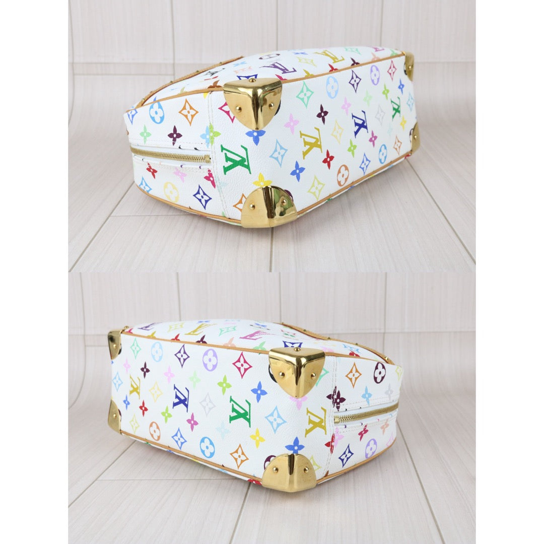 Include Entrupy Certificate of Authenticity｜Very Good ( Rank A)｜ Louis Vuitton Takashi Murakam Multi Monogram Trouville Hand Bag｜S26040805