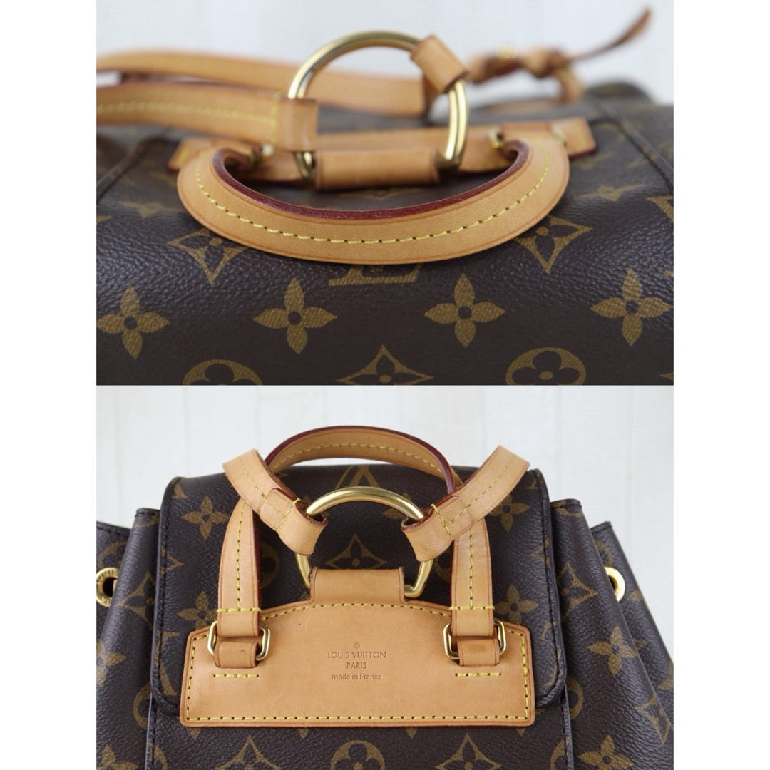Include Entrupy Certificate of Authenticity｜Good ( Rank AB)｜ Louis Vuitton Monogram Montsouris  Backpack｜26080102