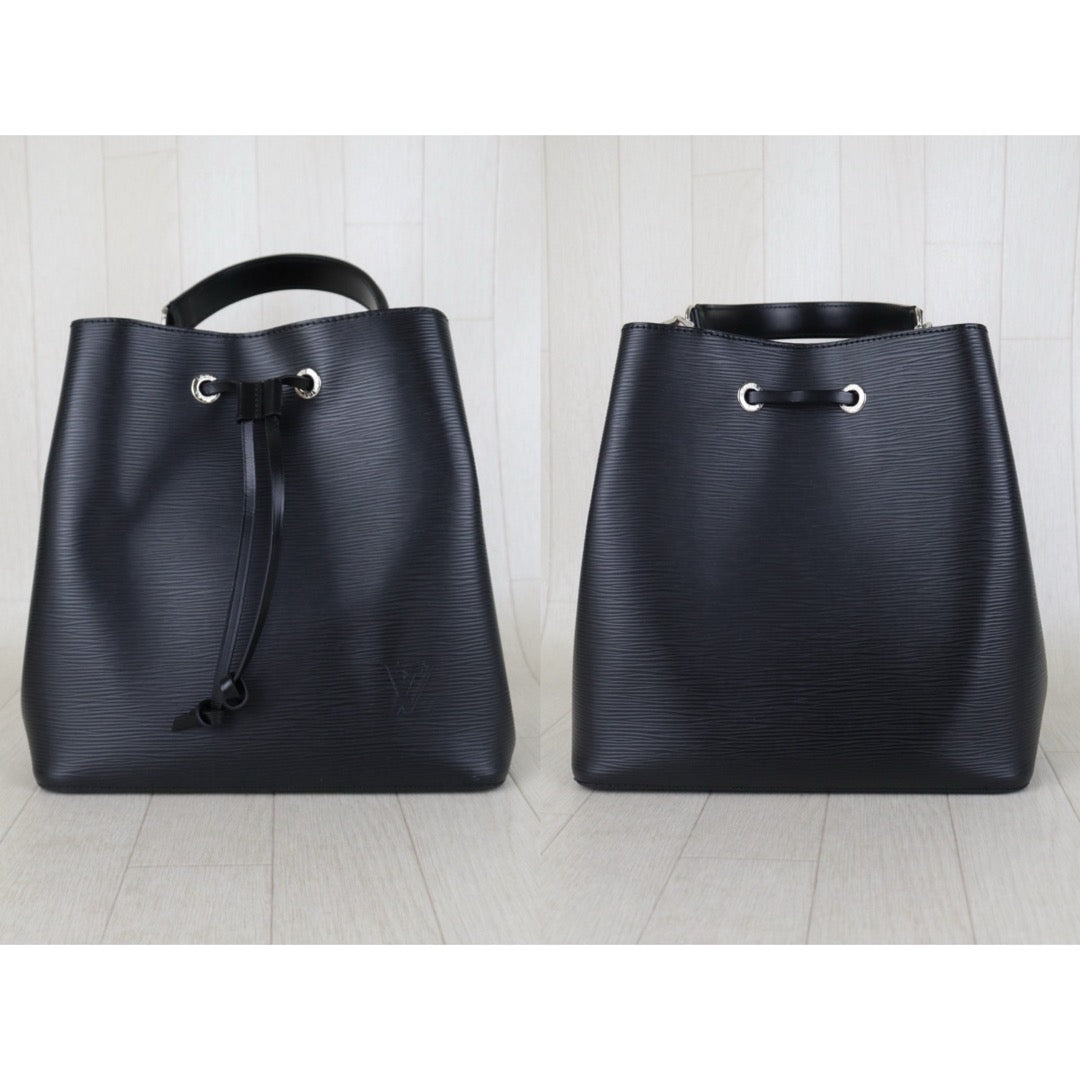Include Entrupy Certificate of Authenticity｜Good ( Rank AB)｜Louis Vuitton Epi neo noe Drawstring Bucket ShoulderBag  Black  IC Chips Model｜S26083024