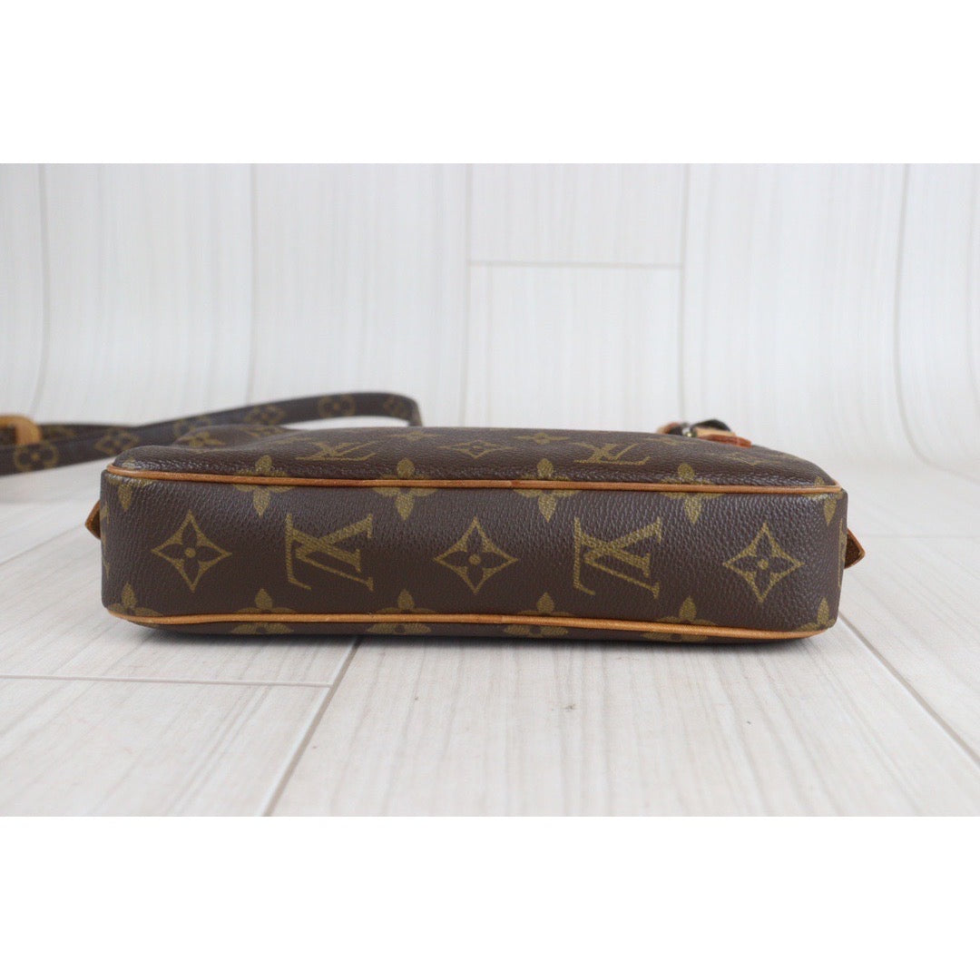 Rank AB｜LV Monogram Pochette Marley Bandolier Shoulder Bag｜23091208