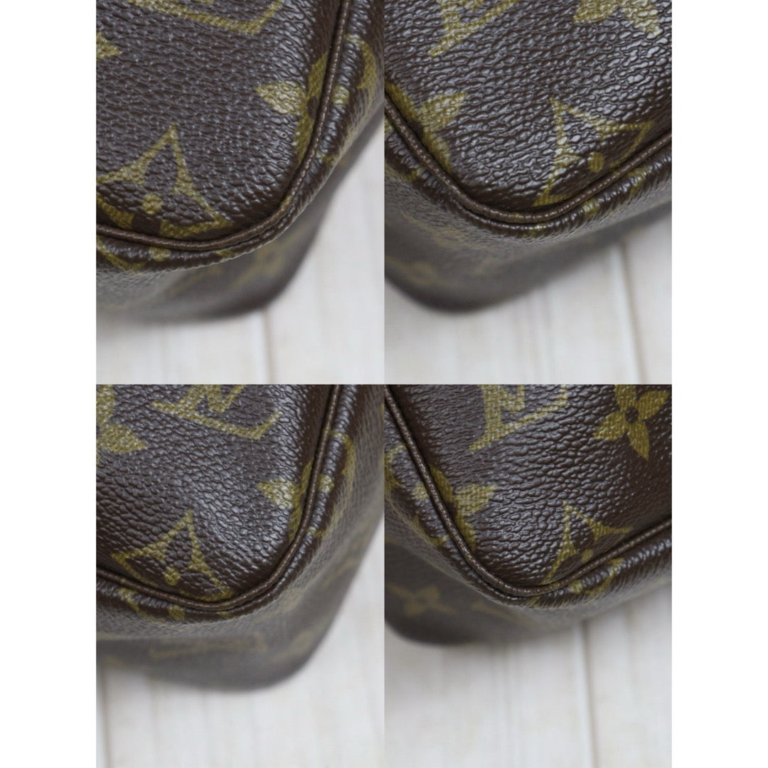 Include Entrupy Certificate of Authenticity｜Good ( Rank AB)｜ Louis Vuitton Truth Toilet 28 Monogram Makeup Pouch｜26073005
