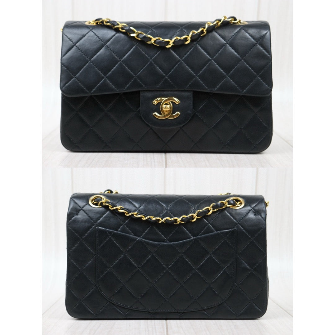 Good ( Rank AB)｜ CHANEL Matrasse Double Flap 23 Shoulder Bag Small Made In 1986～1988 Year｜25020606