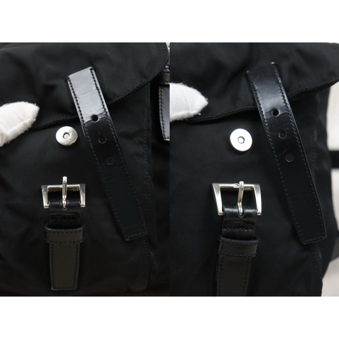 Good ( Rank AB)｜Prada Nylon Backpack Medium Black｜25062614