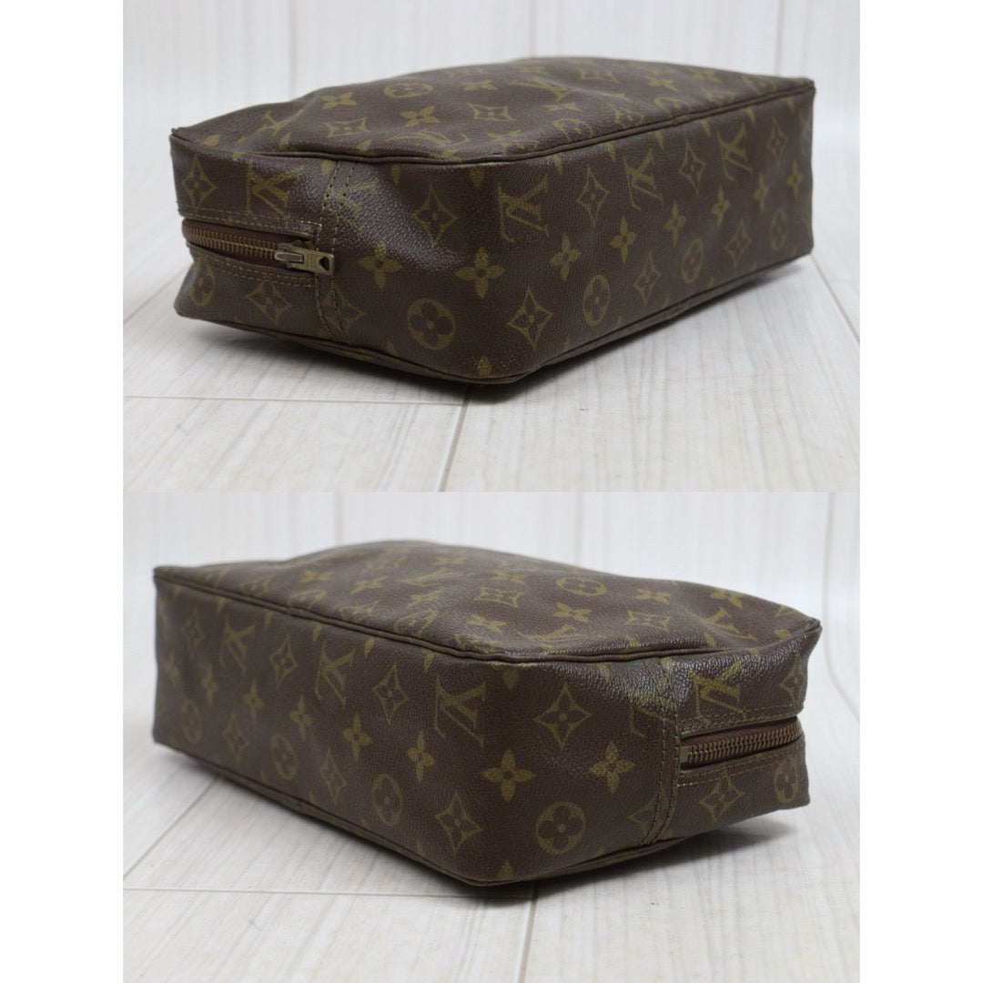 Include Entrupy Certificate of Authenticity｜Good ( Rank AB)｜ Louis Vuitton Truth Toilet 28 Monogram Makeup Pouch｜26050708