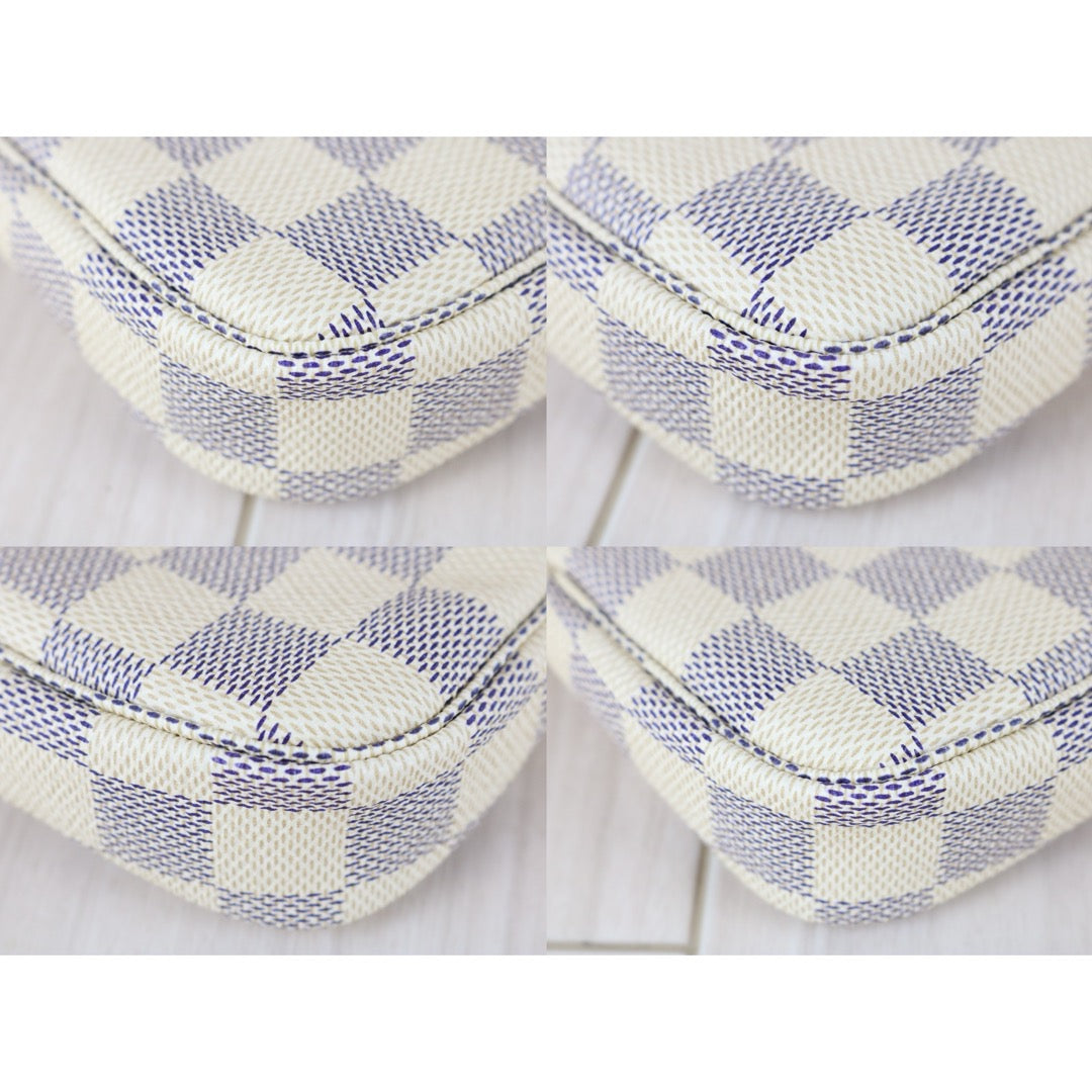 Excellent（Rank SA）｜ LV Mini Pochette Accessoir White｜X25091405