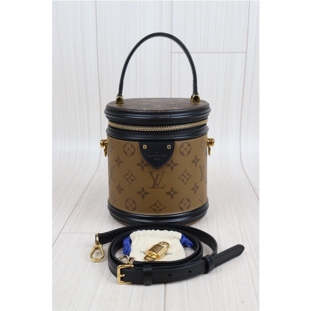 Rank A ｜LV Monogram Reverse Cannes Handbag Vanity Shoulder Bag｜23112802