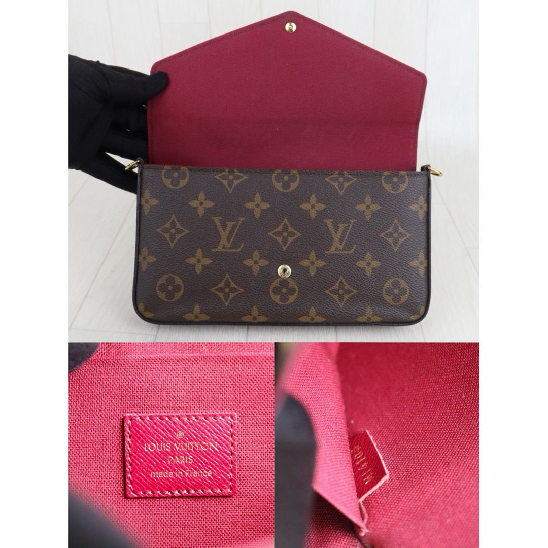 Good ( Rank AB)｜LV Monogram Pochette Felicie Shoulder Bag｜S25091002