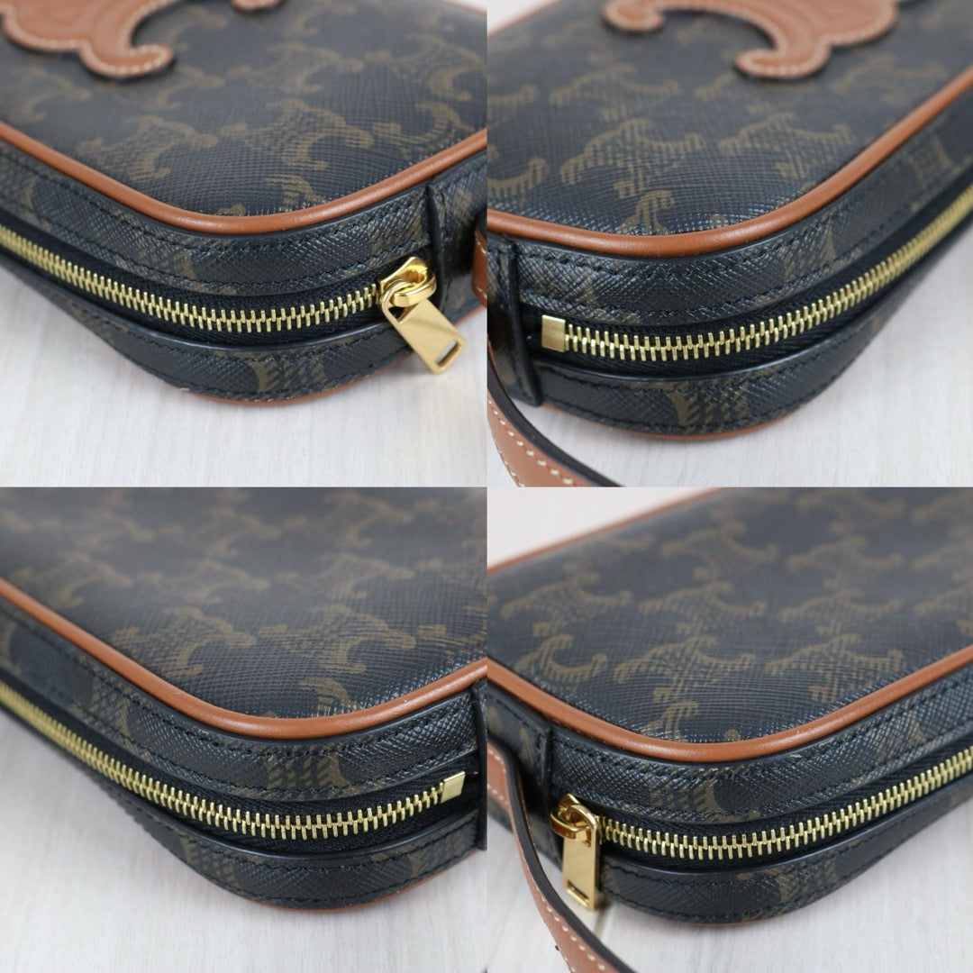 Excellent（Rank SA）｜ CELINE Macadam Mini Camera Bag ｜S24112608