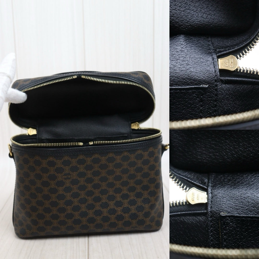 Very Good ( Rank A)｜ CELINE Macadam Vanity Handbag Shoulder Bag ｜25071708