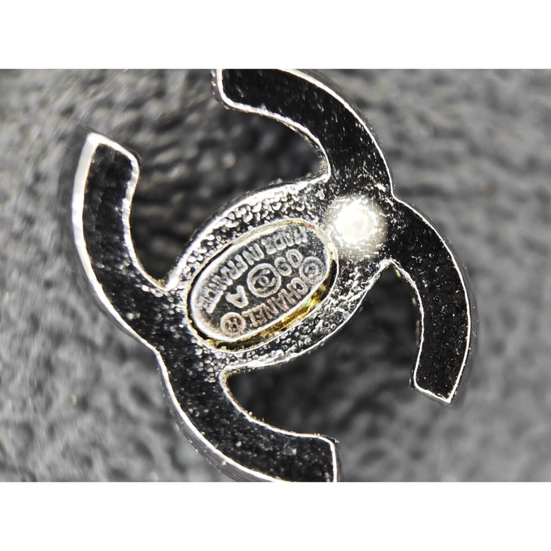 Include Authentic Detective Certificate of Authenticity｜Very Good ( Rank A) ｜CHANEL 09A COCO Mark Rhinestone Earrings Made In 2009 Year｜S26062502