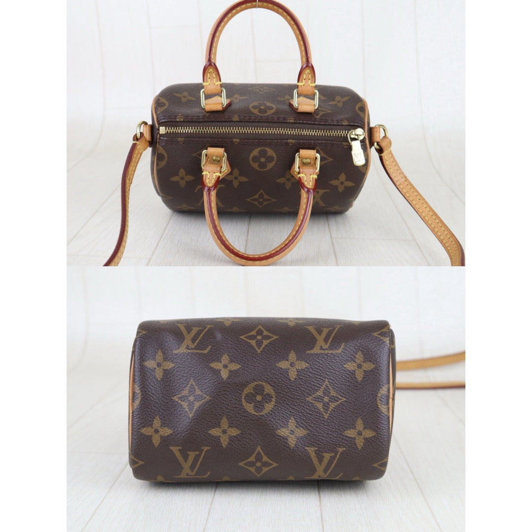 Good ( Rank AB)｜LV Monogram Nano Speedy  Shoulder Bag｜S25092802