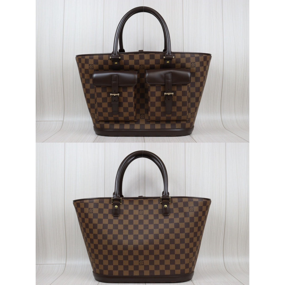 Good ( Rank AB)｜LV Damier Male Handbag With Pouch｜Q24030707