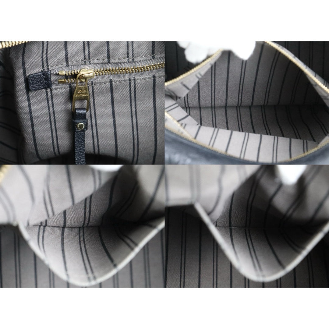 Include Entrupy Certificate of Authenticity｜Very Good ( Rank A)｜ Louis Vuitton  Current Model Monogram Empreinte Speedy 35 Handbag Shoulder Bag  Black｜S26060802