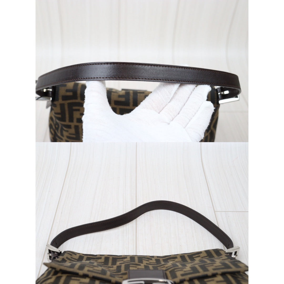 Rank A｜ FENDI Zucca Mamma Baguette Shoulder Bag ｜24042905