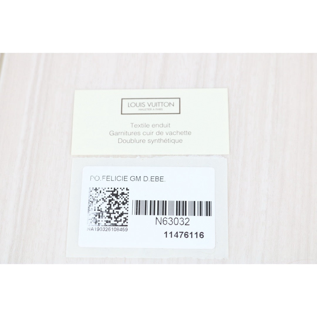 Very Good ( Rank A)｜LV Damier Pochette Felicie Shoulder Bag｜X24122202