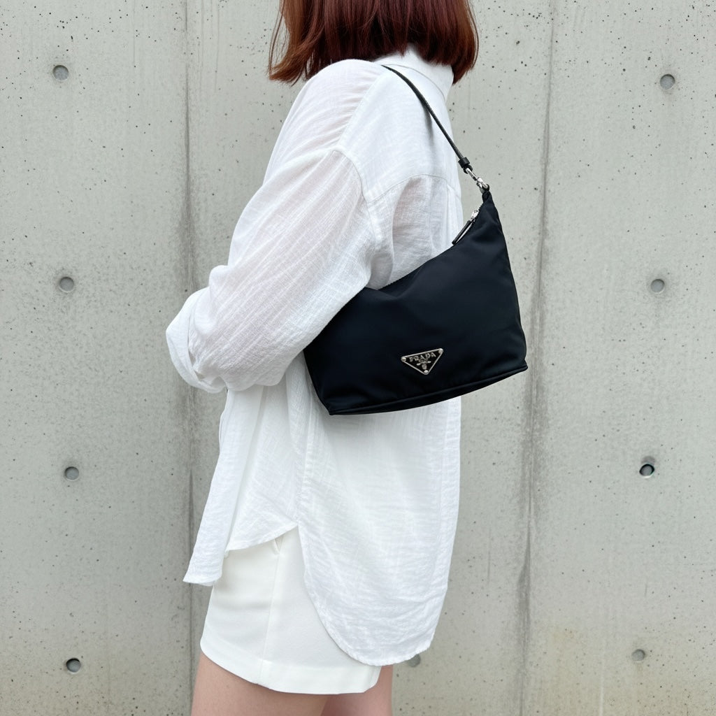 Include Entrupy Certificate of Authenticity｜Very Good ( Rank A)｜ PRADA Nylon Crossbody Bag ｜26062902