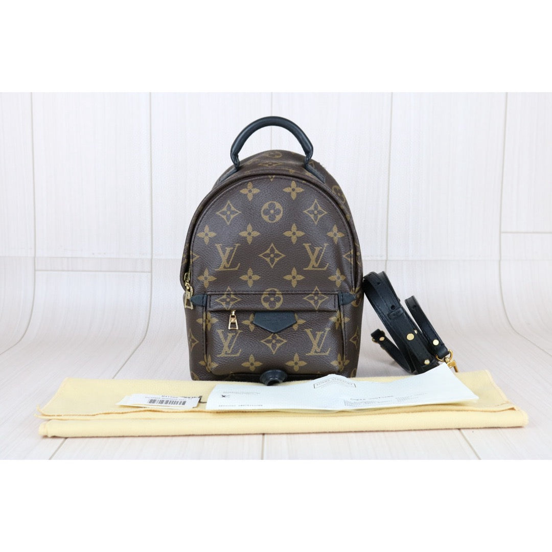 Very Good ( Rank A) ｜  LV Monogram Coated Canvas Mini Palm Springs Backpack｜W25050101