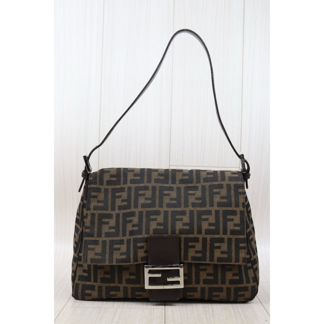 Very Good ( Rank A) ｜ FENDI Zucca Mamma Baguette Shoulder Bag ｜24102409