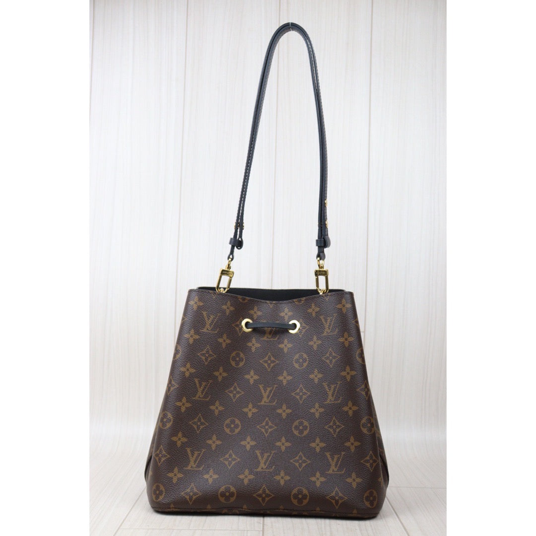 Rank A ｜ LV Monogram Shoulder Bag Black｜24062012