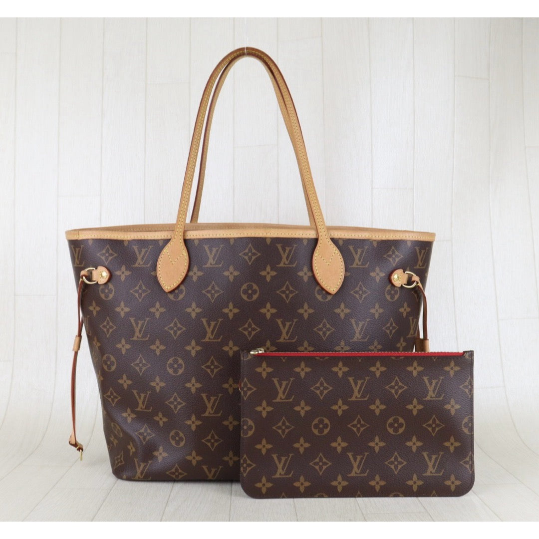 Include Entrupy Certificate of Authenticity｜Very Good ( Rank A)｜ Louis Vuitton Monogram Neverful MM ShoulderBag With Pouch  IC Chips Model｜S26060121