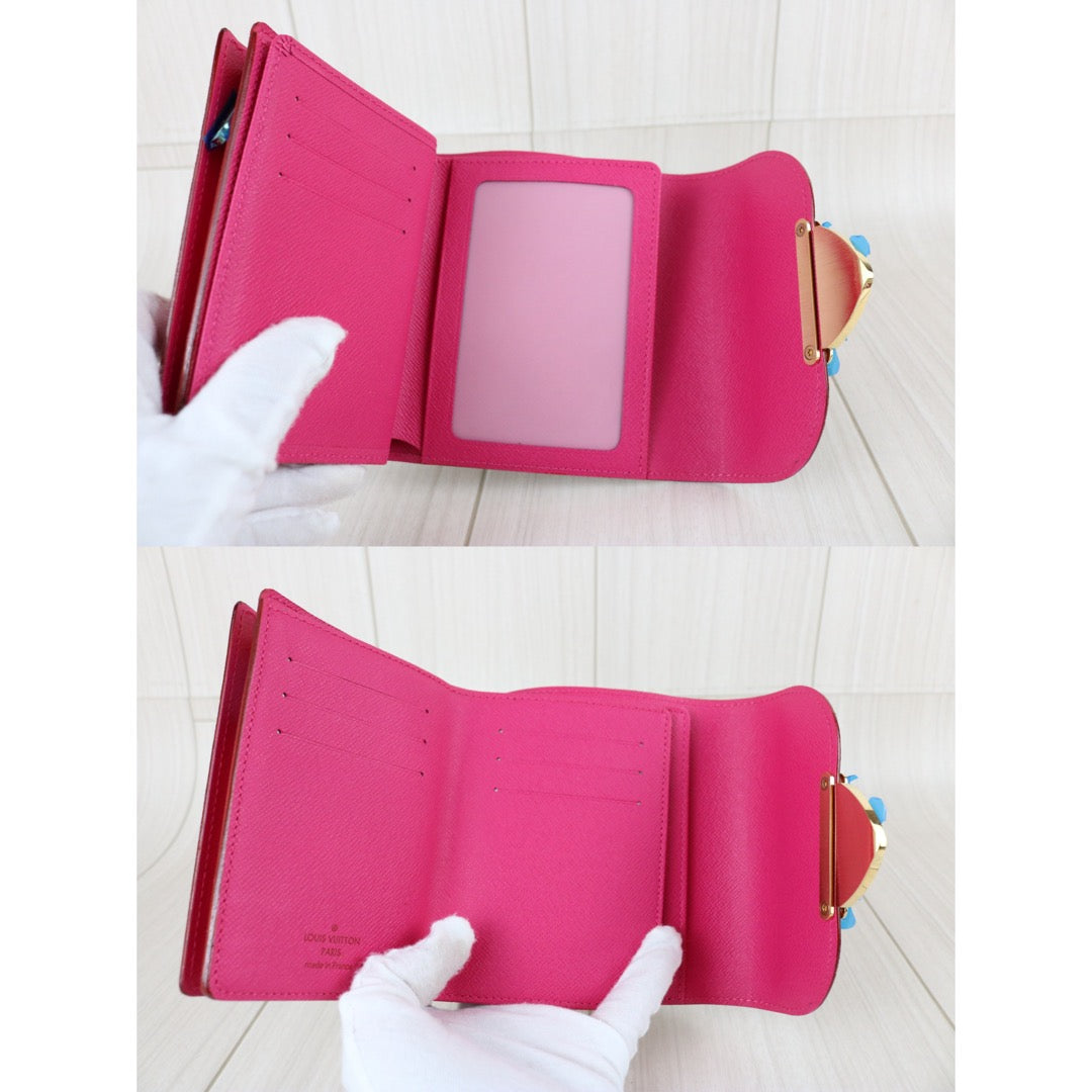 Include Entrupy Certificate of Authenticity｜Excellent（Rank SA）｜Full Set  Louis Vuitton Monogram  Multicolor Portefeuille Joy Wallet ｜X26041107