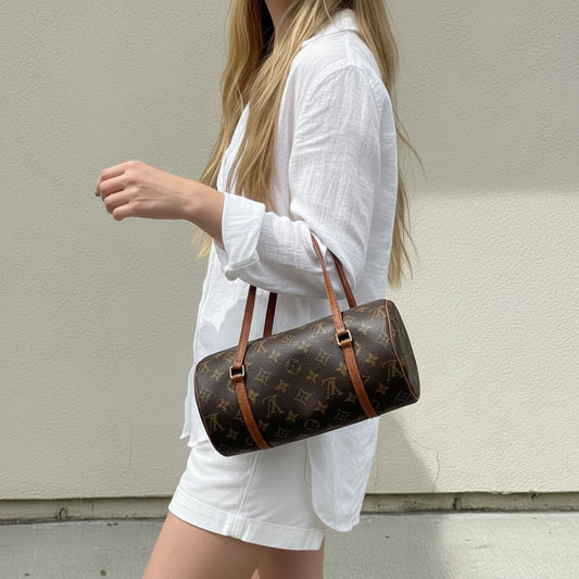 Include Entrupy Certificate of Authenticity｜Good ( Rank AB)｜ Louis Vuitton Monogram Papillon 26 Handbag ｜26052802
