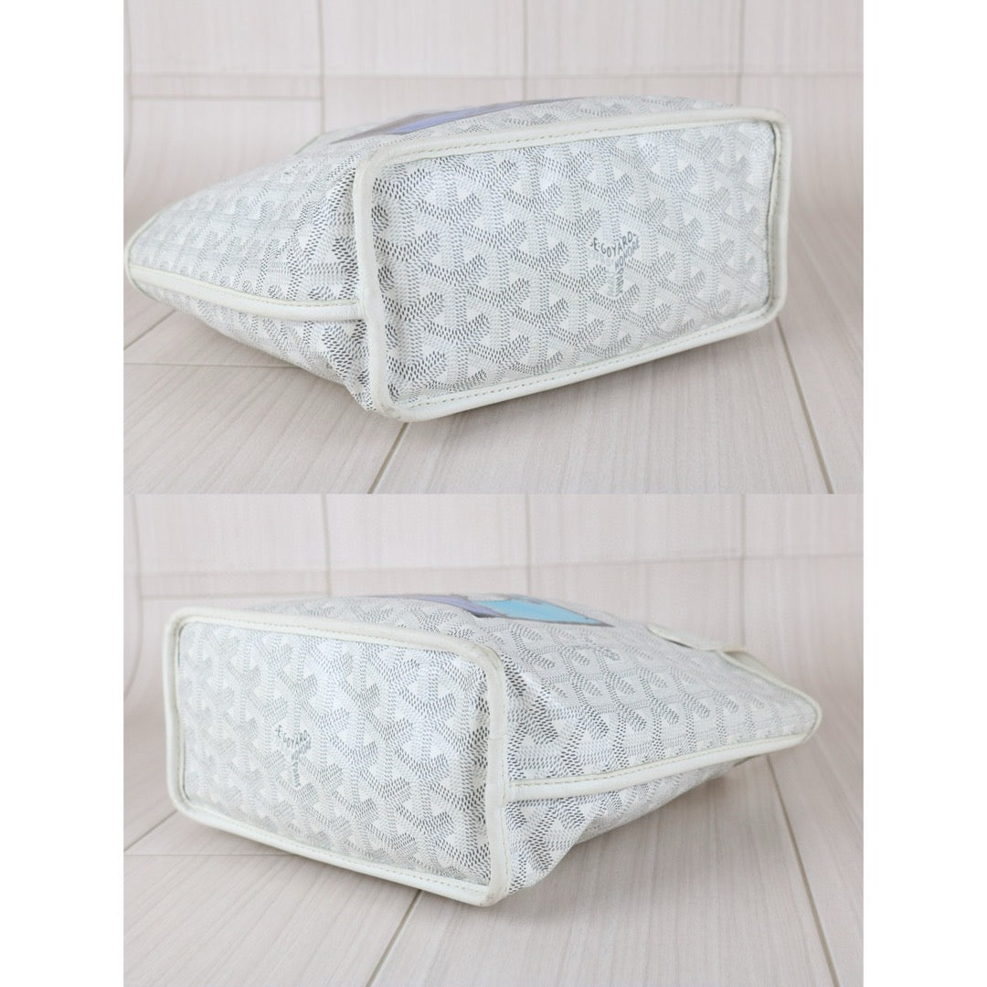 Good ( Rank AB)｜ Goyard Anyone Mini Tote Bag White｜B25032901