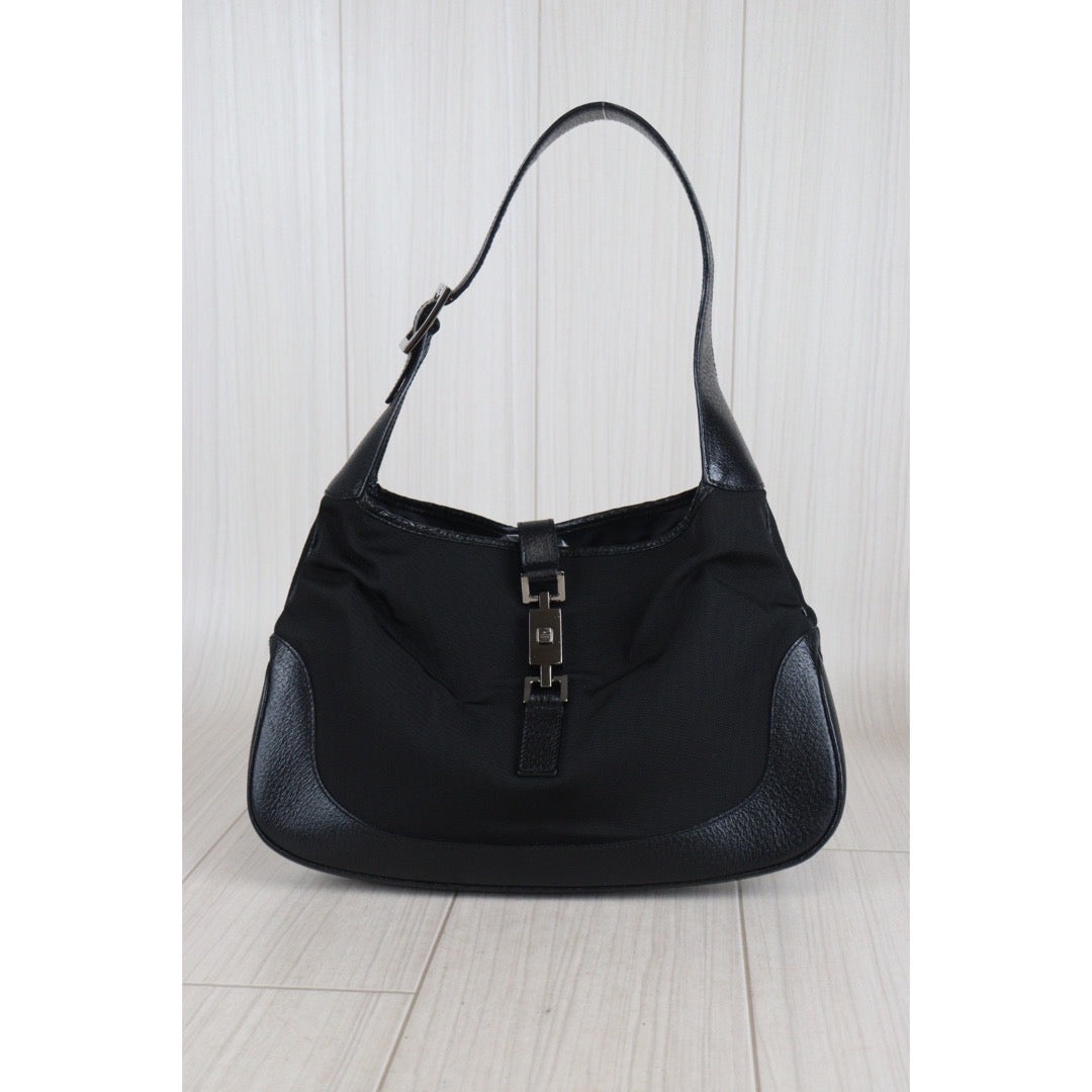 Rank A ｜ GUCCI Campus Leather Jackie Black ｜23091526