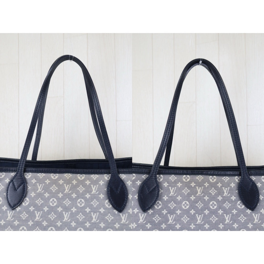 Include Entrupy Certificate of Authenticity｜Good ( Rank AB)｜ Louis Vuitton Monogram Canvas Neverful ShoulderBag  Gray｜S26073115