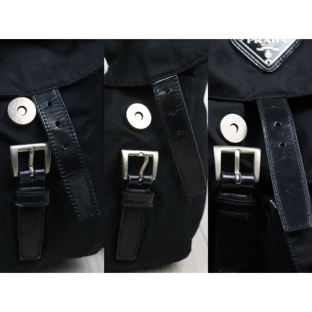 Good ( Rank AB)｜Prada Nylon Backpack Medium Black｜25122524