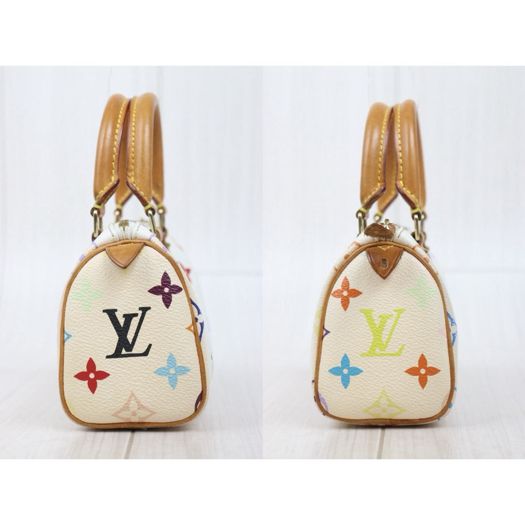 Good ( Rank AB)｜ LV Takashi Murakam Multi Monogram Mini Speedy Handbag ｜S25110421
