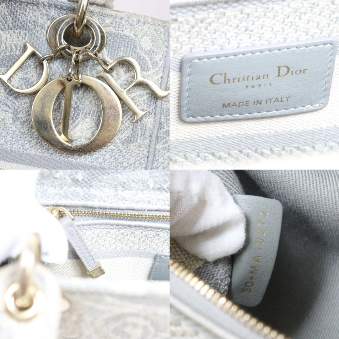 Include Entrupy Certificate of Authenticity｜Good ( Rank AB)｜  Dior Lady D-Lite 2WAY Handbag Shoulder Bag Medium｜W26052202