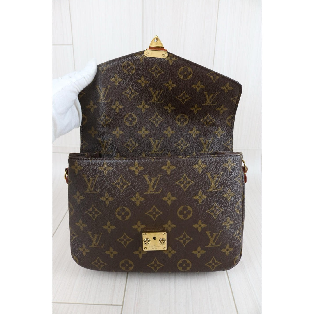 Include Entrupy Certificate of Authenticity｜Good ( Rank AB)｜Louis Vuitton Monogram Pichette Metis ShoulderBag IC Chips Model｜S26062901