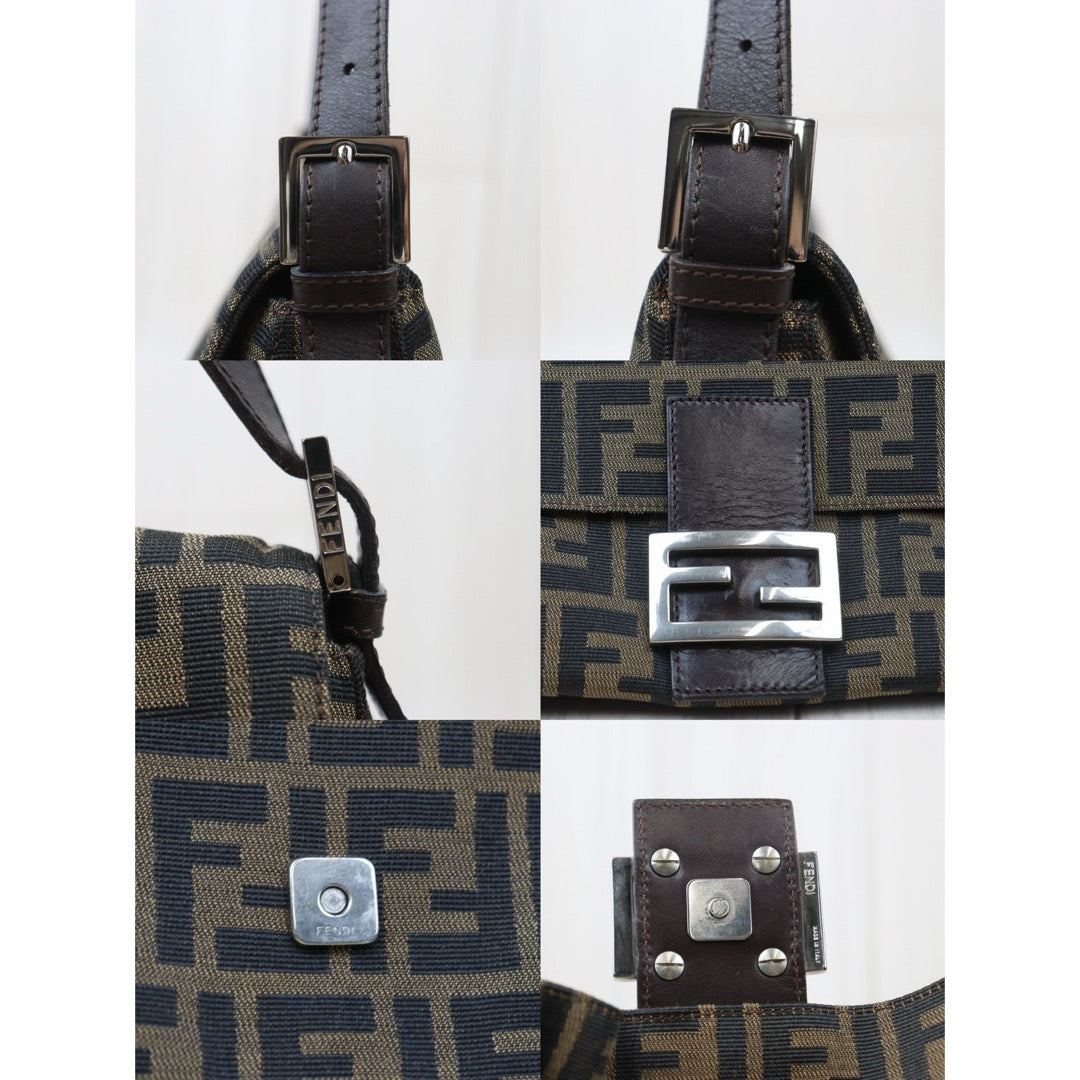 Very Good ( Rank A) ｜ FENDI Zucca Mamma Baguette Shoulder Bag ｜24091208