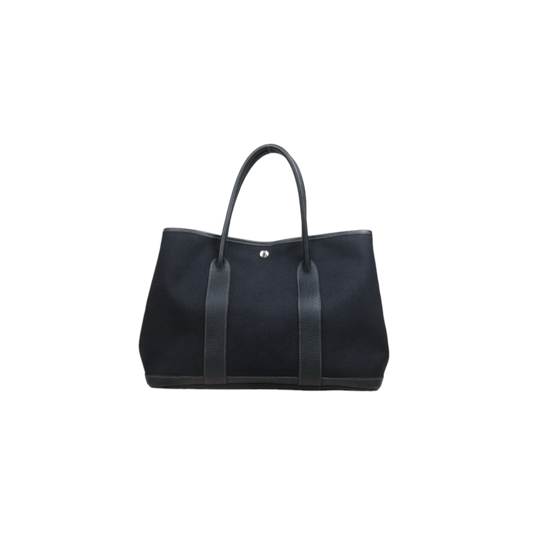 Include Entrupy Certificate of Authenticity｜Good ( Rank AB)｜ HERMES Garden Party PM Handbag □I Stamp Made In 2005 Year｜26062909
