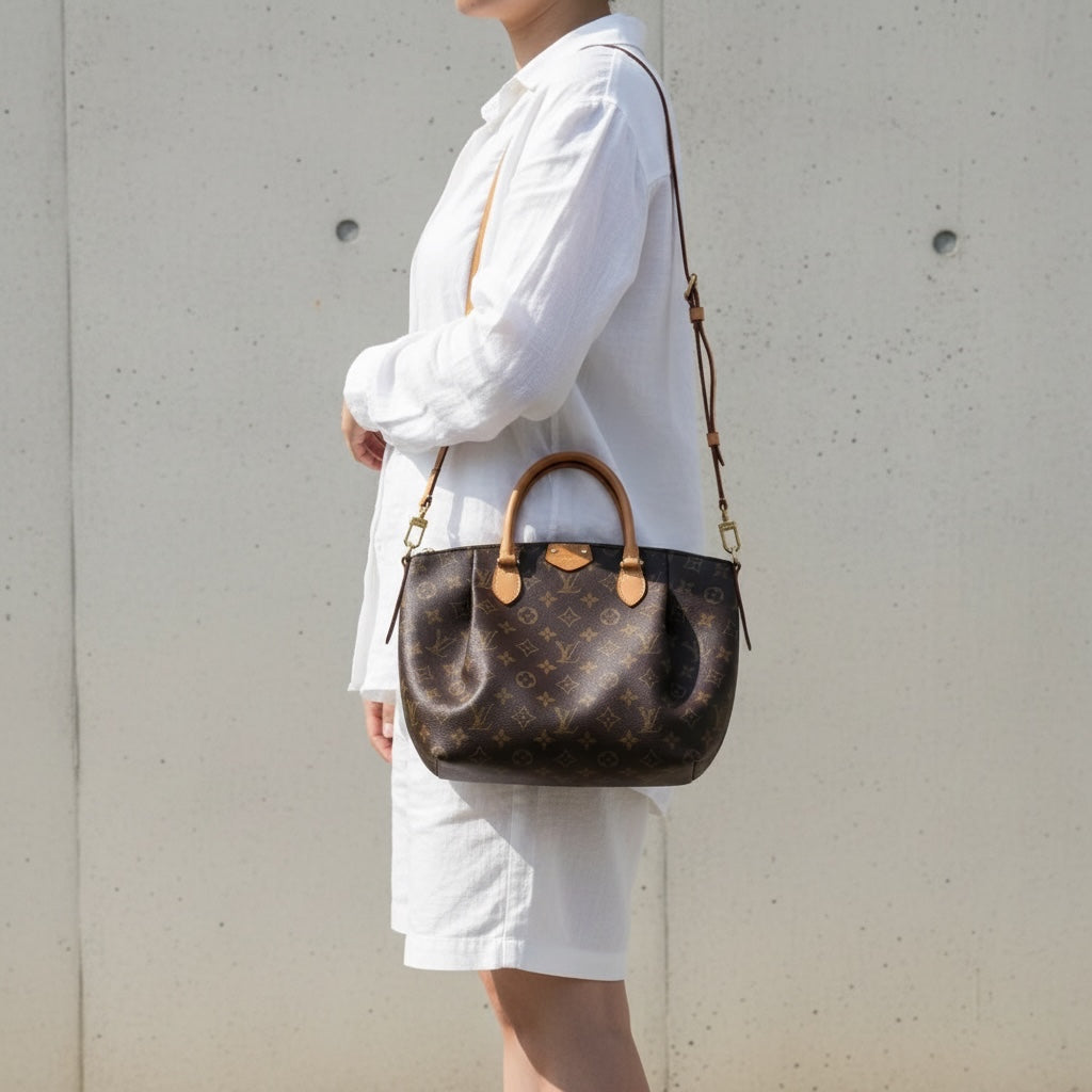 Include Entrupy Certificate of Authenticity｜Good ( Rank AB)｜  Louis Vuitton Monogram Turenne PM HandBag ShoulderBag｜S26060123